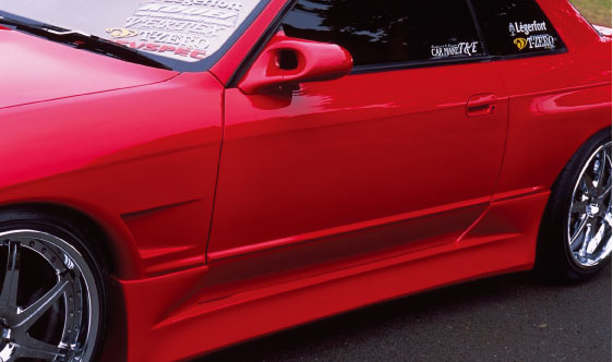 CAR MAKE T&E [VERTEX] R32 SKYLINE 2DOOR SIDE STEP L R SET LEFT AND RIGHT SET FOR  CARMAKETE-02333