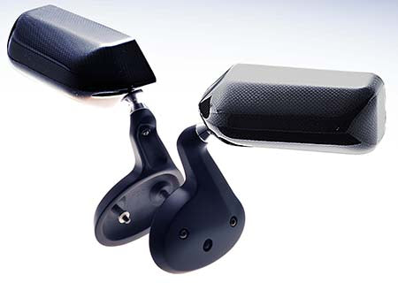 CRAFT SQUARE TOURING COMPETITION MIRROR WITHOUT TEMP SENSOR FOR FIAT 500 ABARTH  TCA-FZ-ABARTH-NO-SENSOR