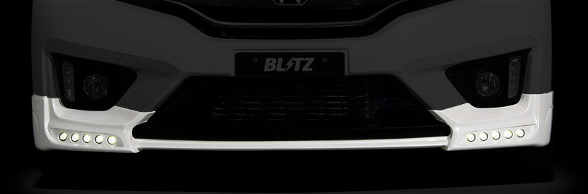 BLITZ Front Lip Spoiler W LED  For HONDA FIT GK3 GK4 GK5 GK6 L13B L15B 60168