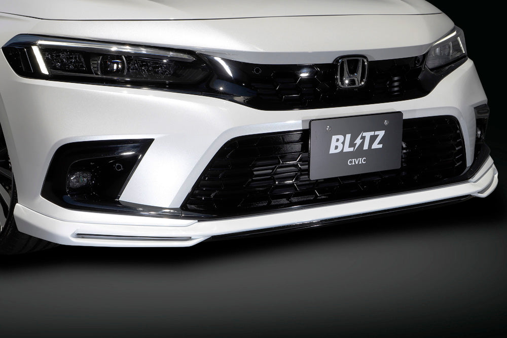 BLITZ FRONT LIP SPOILER FRP W. LED UNPAINTED FOR HONDA CIVIC FL1 L15C 60422