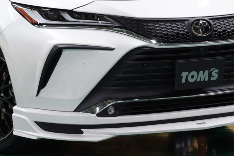 TOMS FRONT SPOILER BLACK 202 FOR TOYOTA HARRIER MXUA80 85 52110-TAU80-B