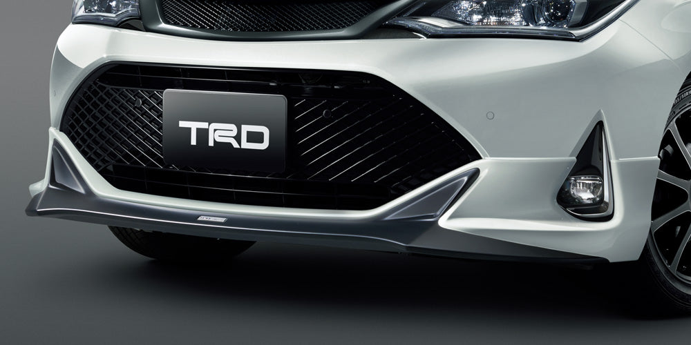TRD FRONT SPOILER (NO LED) BLACKISH AGEHA (221)  For COROLLA AXIO 16#  MS341-12043-C1