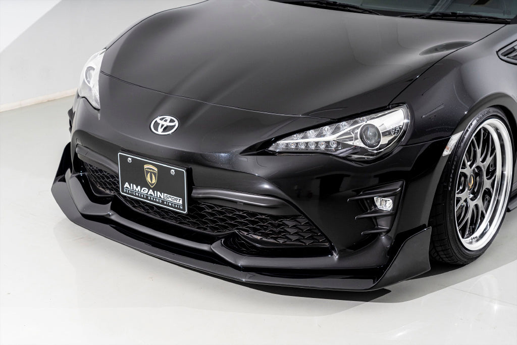 AIMGAIN SPORT FRONT SPOILER TYPE 1 FRP UNPAINTED FOR TOYOTA 86 ZN6 KOUKI AIMGAIN-00008