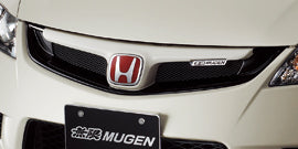 MUGEN WHITE Front Sports Grille NH0  For CIVIC TYPE R FD2 75100-XKPE-K0S0-CW