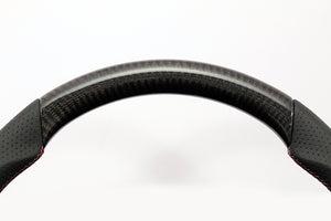 KENSTYLE STEERING WHEEL CARBON LEATHER COMBINATION FOR MAZDA ROADSTER ND5RC NDERC FIAT ABART NF2EK MC03