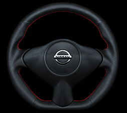 KENSTYLE STEERING WHEEL ALL BLACK LEATHER FOR  NB02