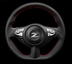 KENSTYLE STEERING WHEEL BLACK LEATHER RED LINE FOR  NB01