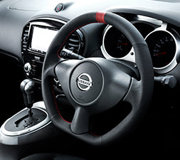 KENSTYLE STEERING WHEEL BLACK LEATHER RED LINE FOR  NB01