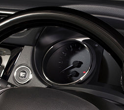 KENSTYLE STEERING WHEEL PIANO BLACK LEATHER COMBINATION SILVER STITCH FOR  NC01