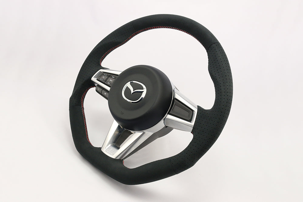 KENSTYLE STEERING WHEEL ULTRA SUEDE FOR MAZDA ROADSTER ND5RC NDERC FIAT ABART NF2EK MC02