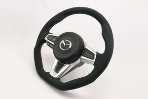 KENSTYLE STEERING WHEEL ULTRA SUEDE FOR MAZDA ROADSTER ND5RC NDERC FIAT ABART NF2EK MC02