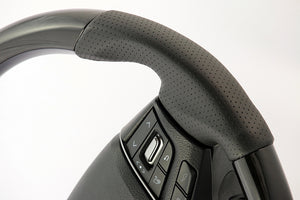 KENSTYLE STEERING WHEEL B-TYPE WOODGRAIN LEATHER COMBINATION FOR  TB02