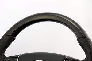 KENSTYLE STEERING WHEEL B-TYPE WOODGRAIN LEATHER COMBINATION FOR  TB02