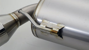 GANADOR VERTEX SPORTS EXHAUST BLUE TIP FOR TOYOTA GR86 ZD8 SUBARU BRZ ZD8 FA24 GDS-415TBL