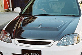 FIRST MOLDING AERO BONNET FRP FOR HONDA CIVIC EK9 KOUKI FIRST-MOLDING-00003