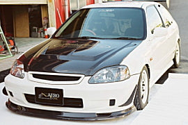 FIRST MOLDING AERO BONNET FRP FOR HONDA CIVIC EK9 KOUKI FIRST-MOLDING-00003