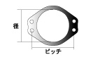 KAKIMOTO RACING MUFFLER GASKET  GK070205