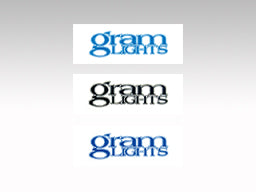 RAYS gram LIHTS Logo Sticker (W80mm)