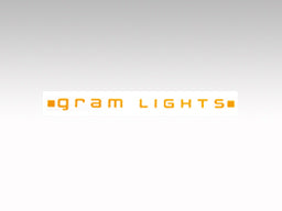 RAYS GRAMLIGHTS MAINTENANCE STICKER GRAMLIGHTS LOGO STICKER (WIDTH 93MM) FOR  7415-18