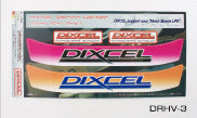 DIXCEL STICKER ARAI HELMET VISOR STICKER [Compatibility List in Desc.] DRHV-3