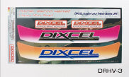 DIXCEL STICKER ARAI HELMET VISOR STICKER DRHV-3 [Compatibility List in Desc.]