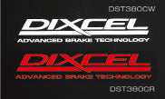 DIXCEL STICKER STICKER (LETTER-CUT) [Compatibility List in Desc.] DST380CR