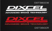 DIXCEL STICKER STICKER (LETTER-CUT) DST380CW [Compatibility List in Desc.]