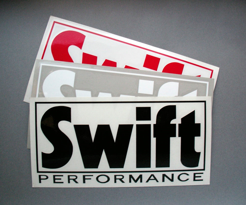 SWIFT TOHATSU SPRINGS STICKER 180x90mm BLACK