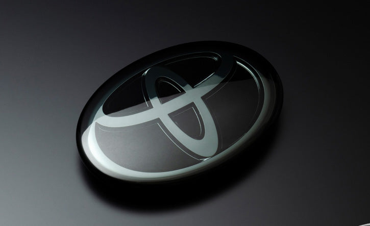 GRAZIO&CO BLACK ONYX FRONT T-MARK EMBLEM FOR TOYOTA GR86 ZD8 EMB1030BKC-FT-BLOX