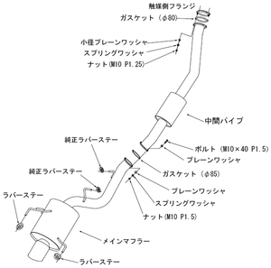 HKS SSR SUPER TURBO MUFFLER TI FOR NISSAN SKYLINE GT-R BNR34 31029-AN009