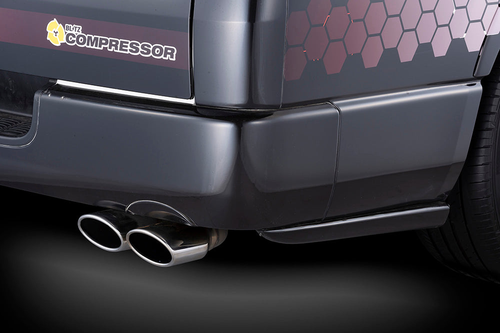 BLITZ REAR SIDE PROTECTOR FRP UNPAINTED FOR TOYOTA HIACE TRH20 KDH20 1TR-FE 1KD-FE 60370