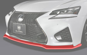 K'SPEC SILKBLAZE GLANZEN FRONT LIP SPOILER UNPAINTED FOR LEXUS GS-F URL10 GL-GSF-FS