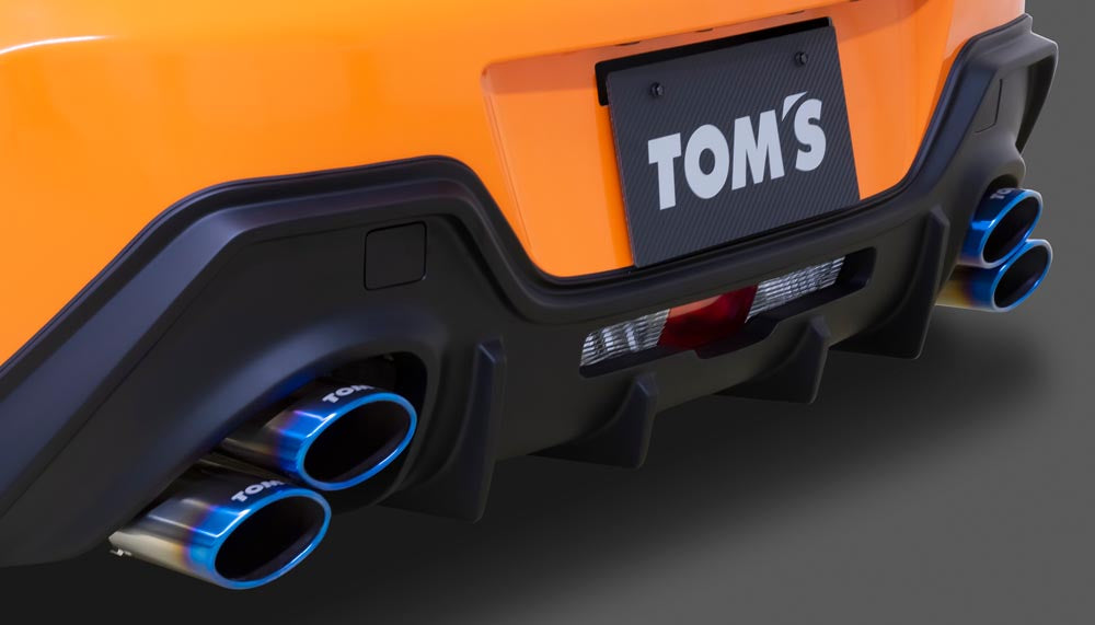 TOMS EXHAUST SYSTEM "TOMUS BARREL" STAINLESS STEEL 4 TAIL FOR TOYOTA 86 ZN8 17400-TZN80