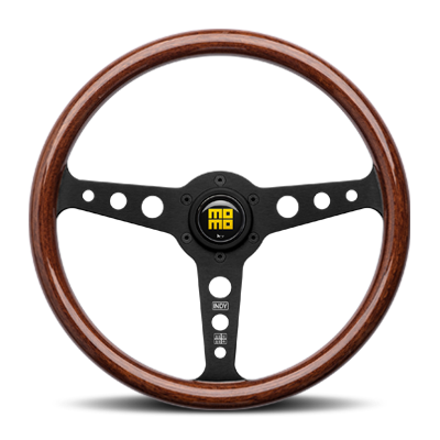 MOMO HERITAGE LINE INDY BLACK STEERING WHEEL FOR  HL-06