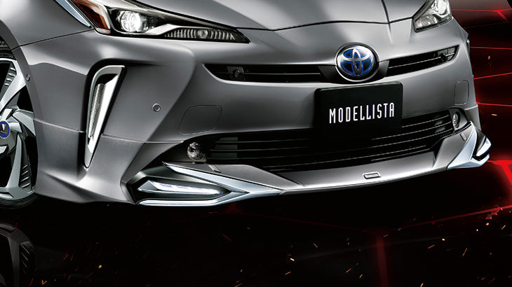 MODELLISTA FRONT SPOILER ICONIC GRAY FOR TOYOYA PRIUS ZVW51 D2531-59510-B1
