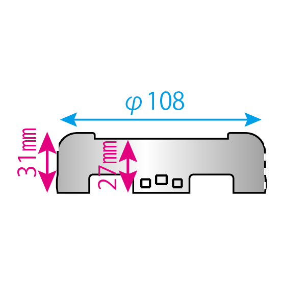 WEDS ADVENTURE TYPE W-A WRV CAP LO STAINLESS FOR  53071