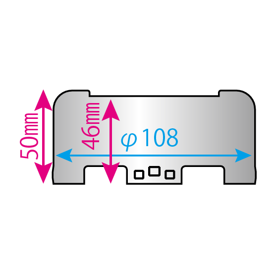 WEDS ADVENTURE TYPE W-A WRV CAP MID STAINLESS FOR  53069