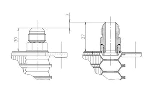 GREDDY OIL COOLER CORE 13 STAGES AN10 L299XH185.4XW50 FOR  12004314
