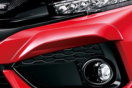 MUGEN Front Bumper Garnish Frame Red  For CIVIC FK7 71200-XNCD-K0S0-FR