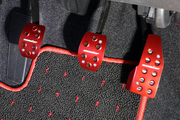 MONSTER SPORT SPORTS DRIVING PEDAL COVER RED ALUMITE FOR SUZUKI SWIFT ZC83S 849521-7650M