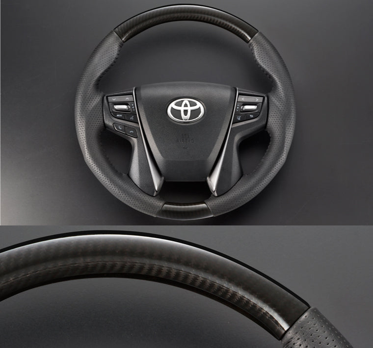 K'SPEC STEERING WHEEL SET CARBON FOR TOYOTA VELLFIRE ALPHARD GGH AGH AYH3 SB-ST-208