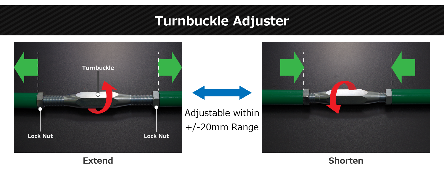 TEIN ADJ. LATERAL ROD FOR TOYOTA LAND CRUISER URJ202W LAC91-11AR0