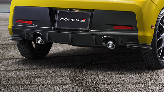 TRD GR REAR SIDE SPOILER BLACK 212 FOR TOYOTA COPEN MS343-B2001