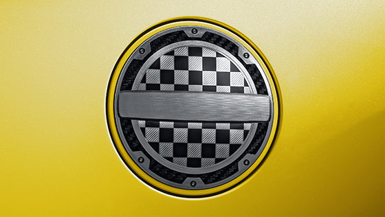 TRD GR FUEL LID GURNISCH FOR TOYOTA COPEN MS360-B2001