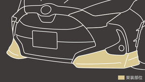 TRD GR FRONT SPOILER FOR TOYOTA YARIS MXPA10 H10 MS341-52028