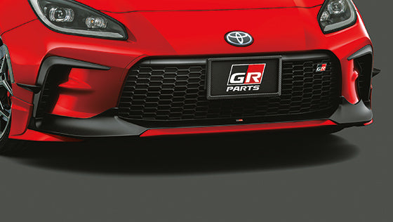 TRD GR FRONT SPOILER RED FOR TOYOTA 86 ZN8 MS341-18008-D0 - Black