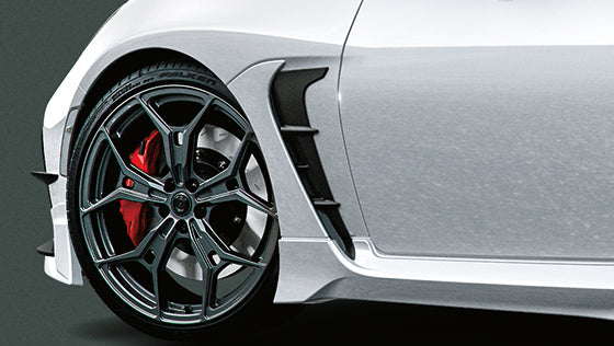 TRD GR FENDER DUCT FIN FOR TOYOTA 86 ZN8 MS315-18008 - Black