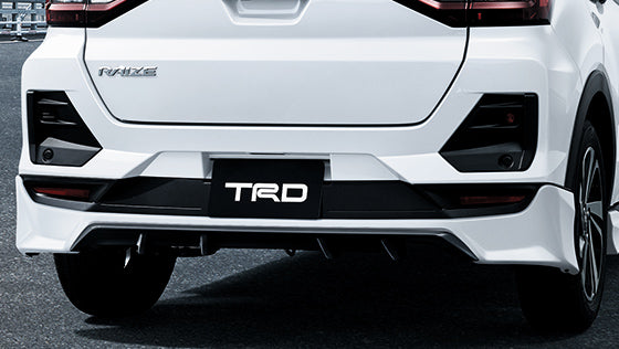TRD REAR BUMPER SPOILER BLACK FOR TOYOTA RAIZE A202A 10A 01A MS343-B1011