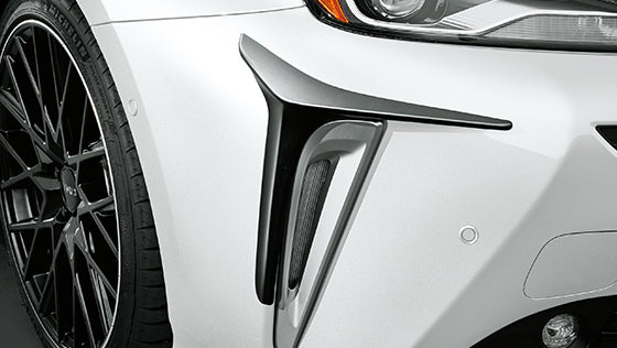 TRD FRONT BUMPER CANARD FOR TOYOTA PRIUS ZVW50 51 55 MS345-47001