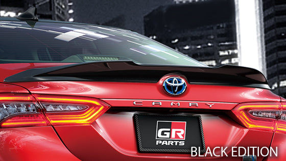 TRD GR REAR TRUNK SPOILER BLACK EDITION FOR TOYOTA CAMRY AXVH70